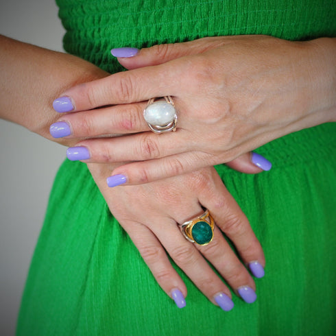 Dewberry Ring in various gemstones